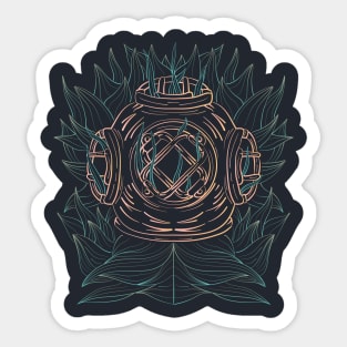 Lost in the Deep Blue Sea Sticker